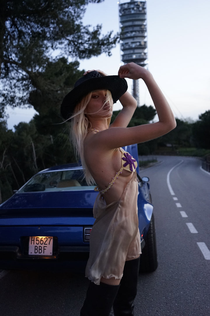 Nymph - Dress in Purple detail