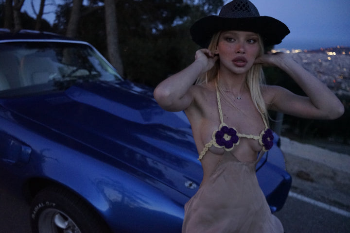 Nymph - Dress in Purple Rose