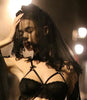Black Window Short Roses Veil