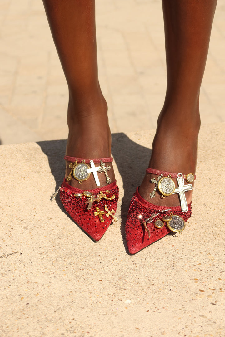 “Holy Rouge” High Heels