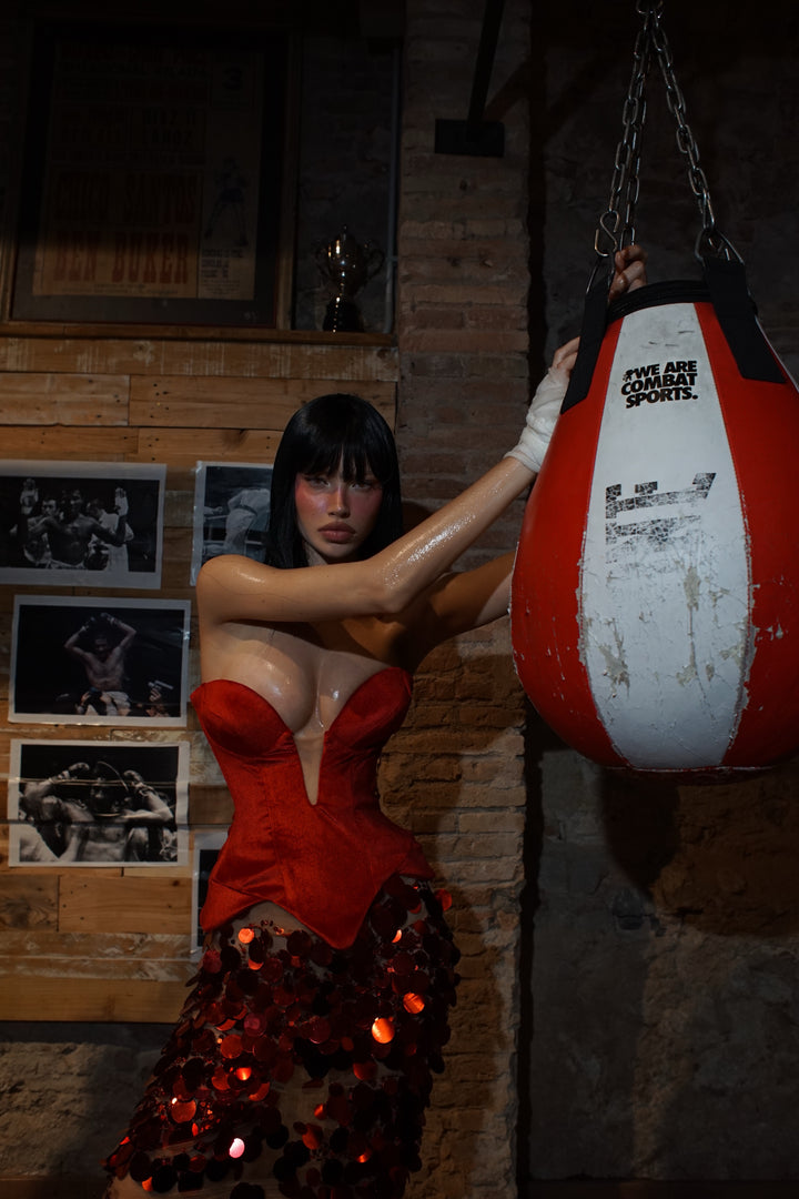 “Velvet Uppercut” Corset