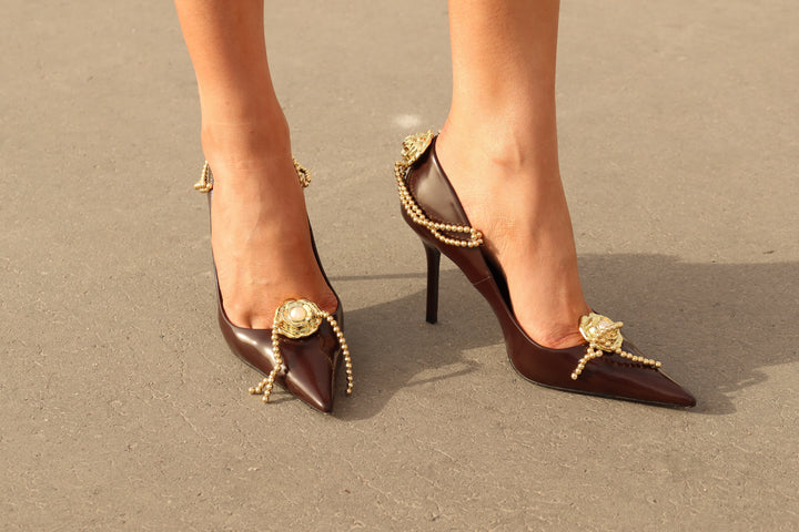 “Versailles Pearl” High Heels