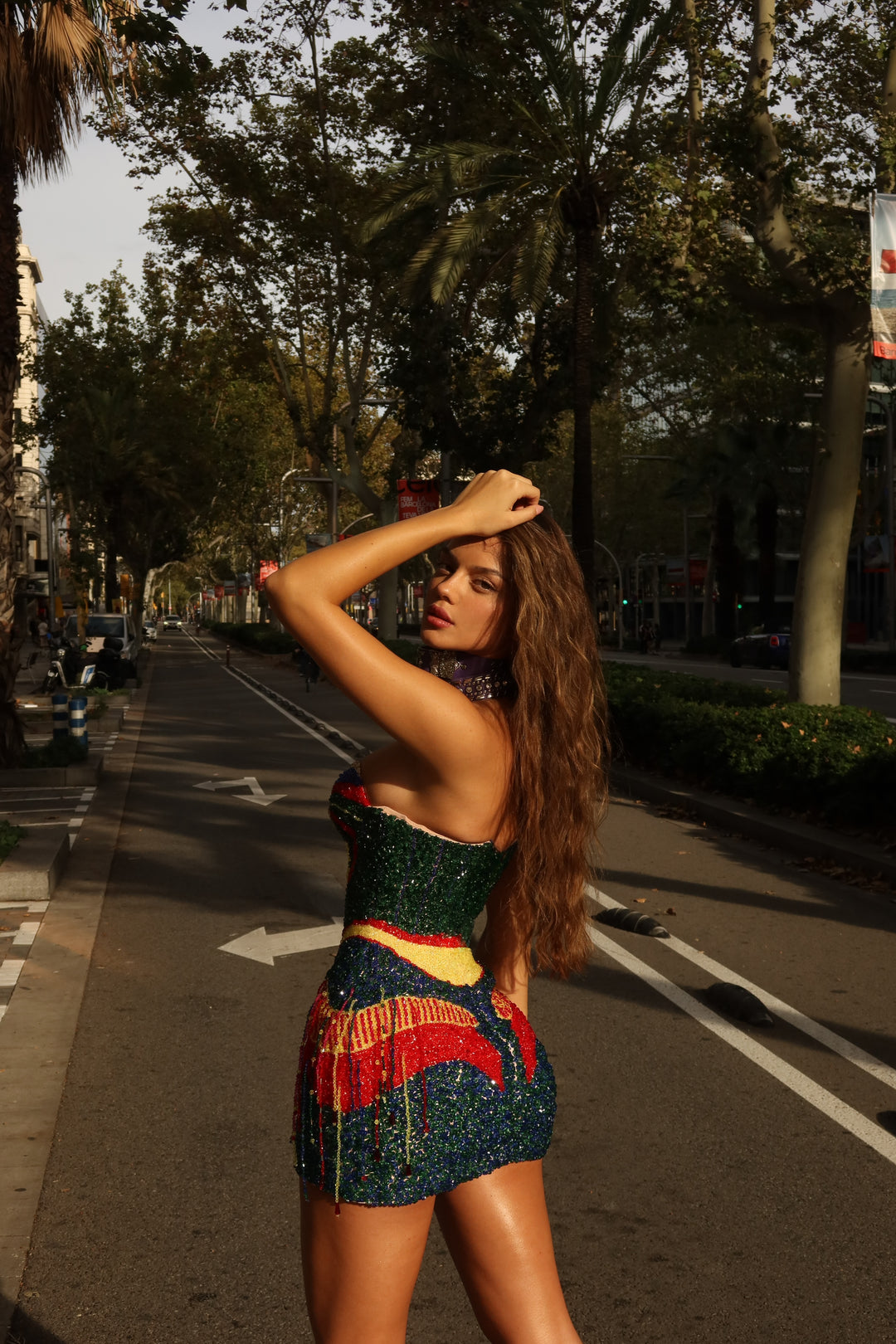 “Contour Alchemy” Dress