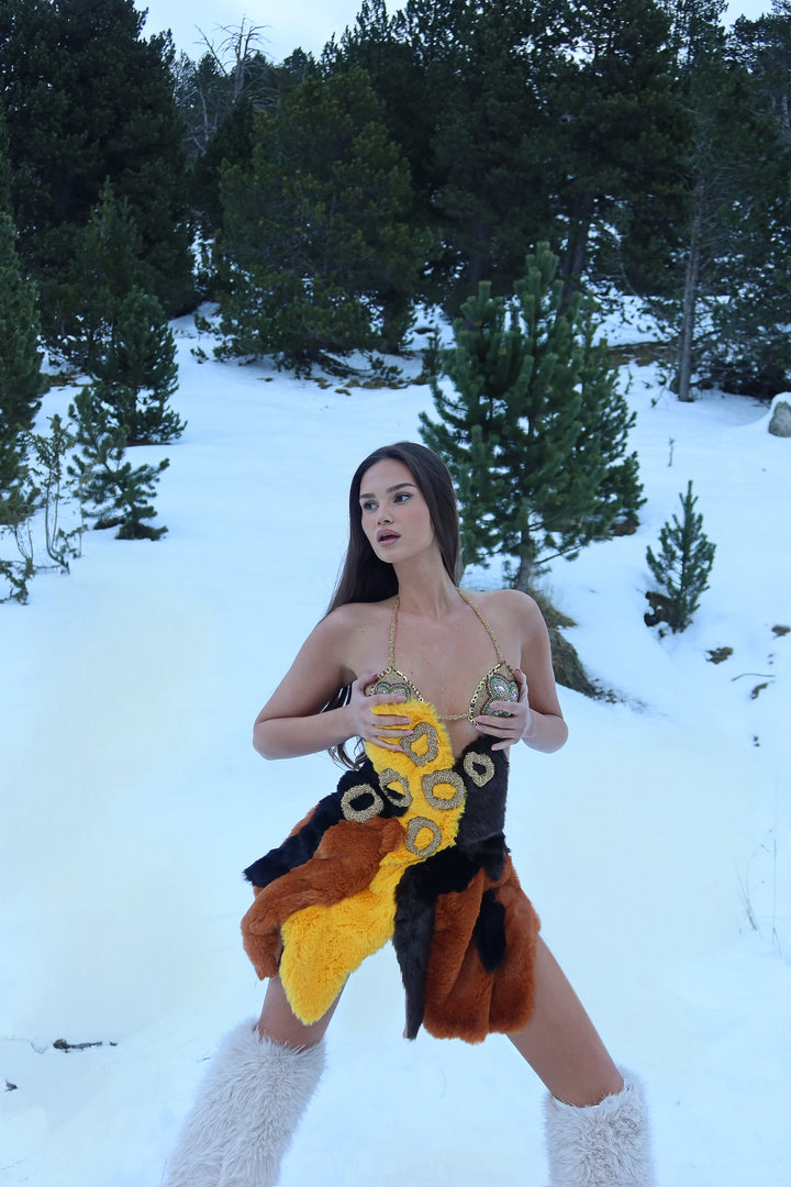 “Chromatic Ice” Dress