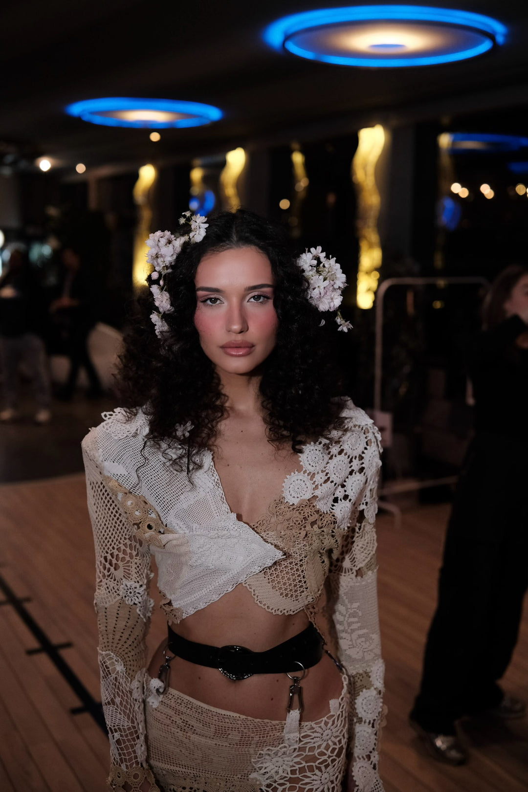 “Ivory Mosaic” Top