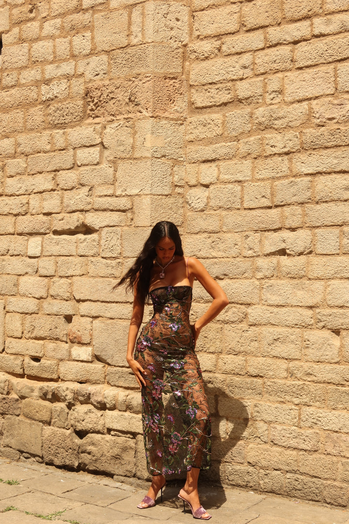 “Eclipse Bloom” Dress