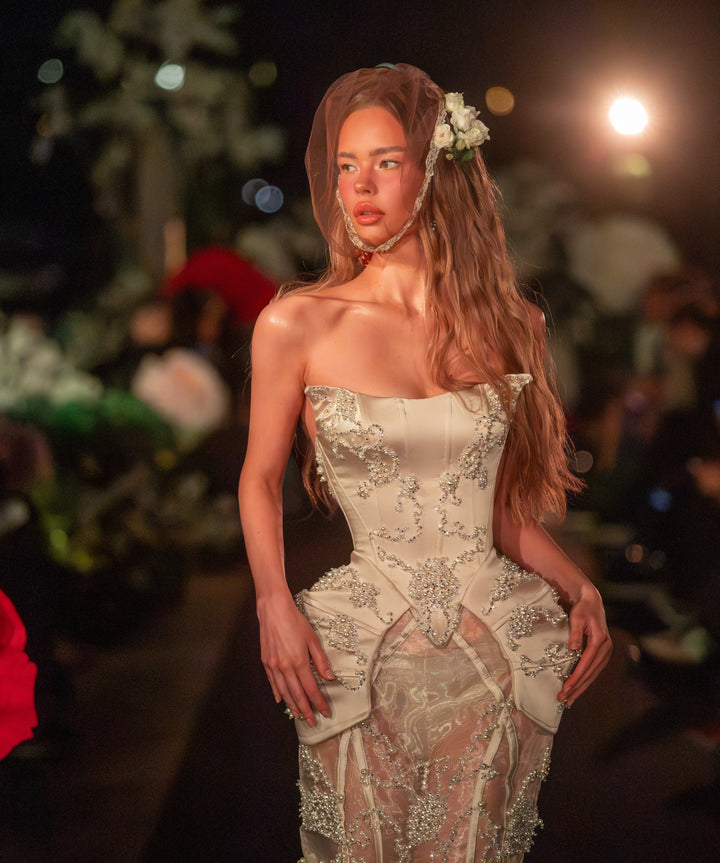 “Ivory Garden” Corset