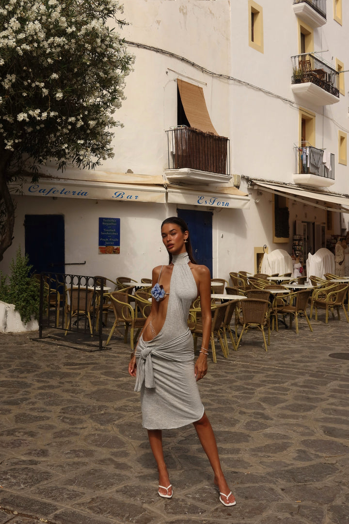 “Ash & Azure” Dress