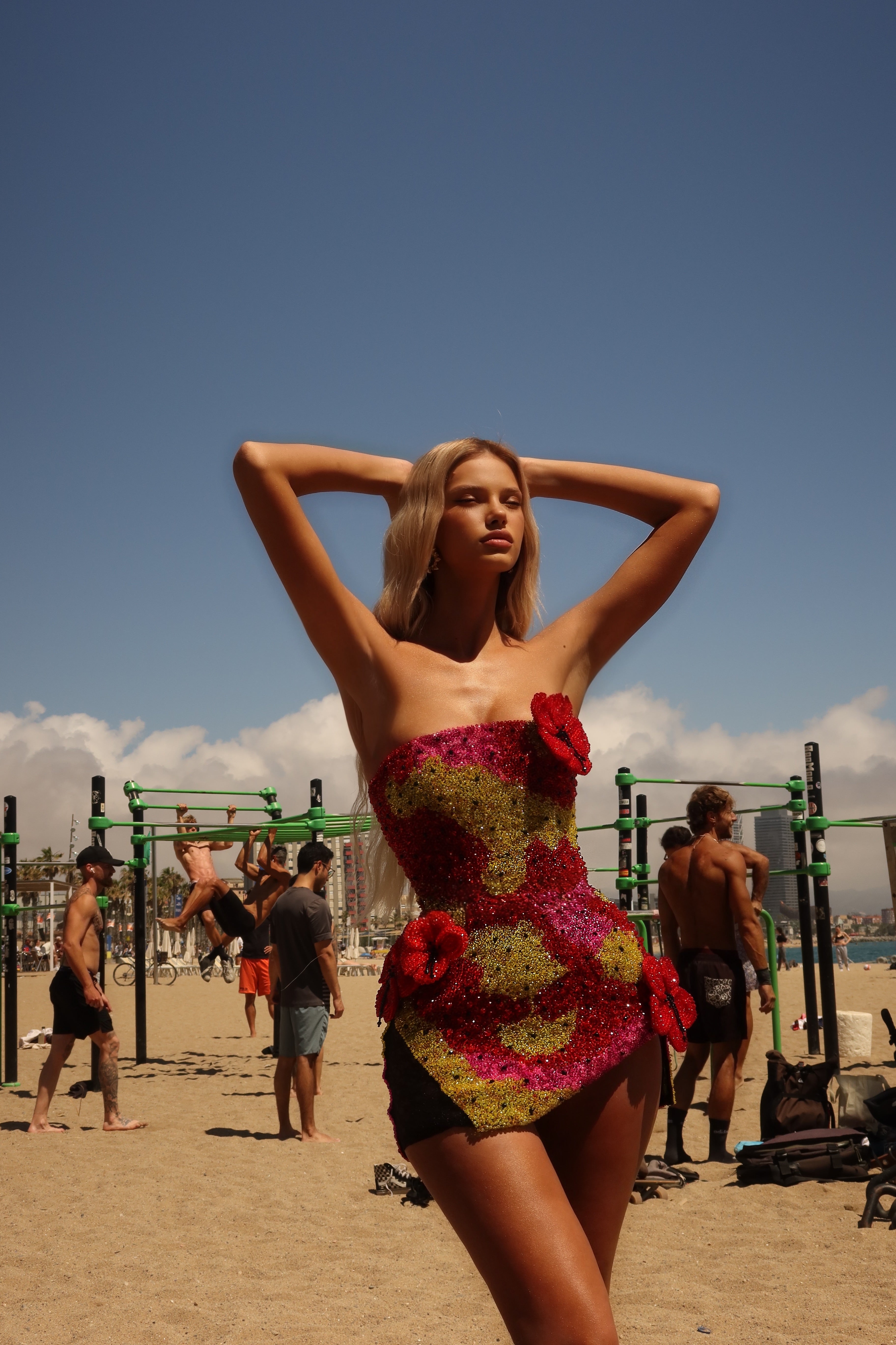 Scarlet Garden” II Dress – AURELA HOXHA™