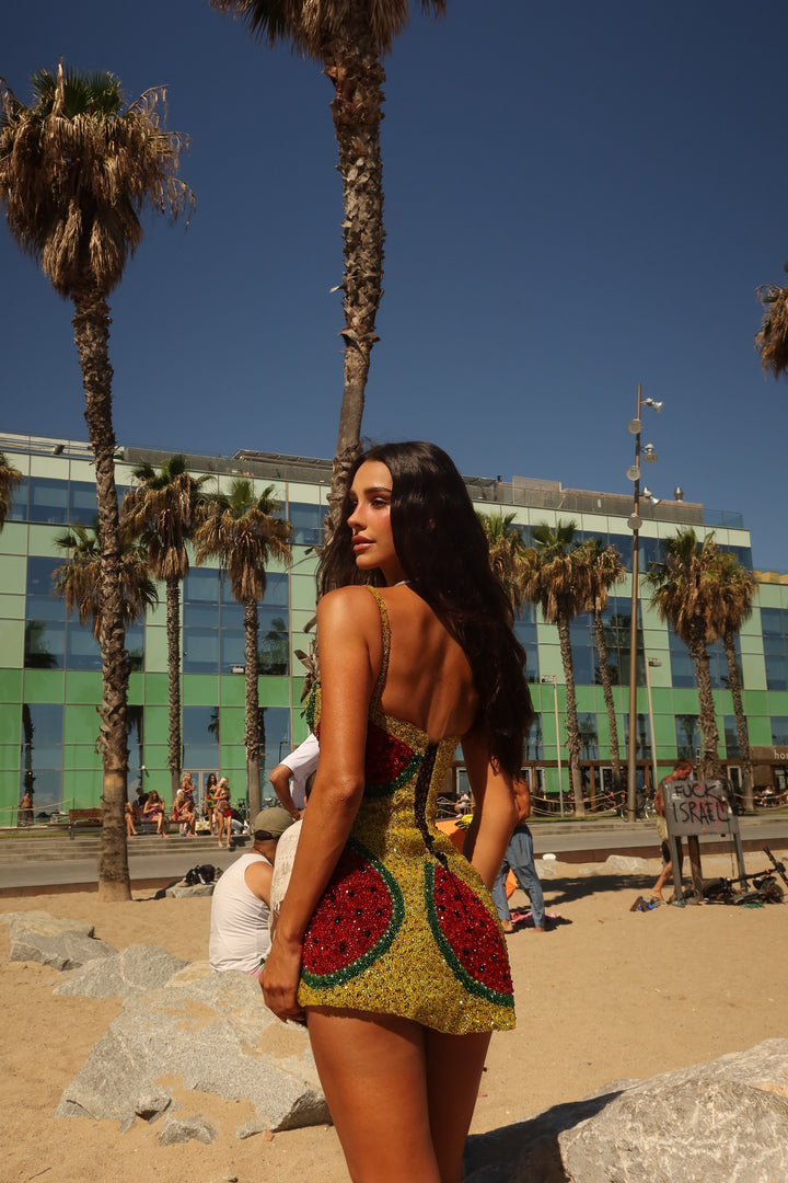 “Sunmelon” Dress