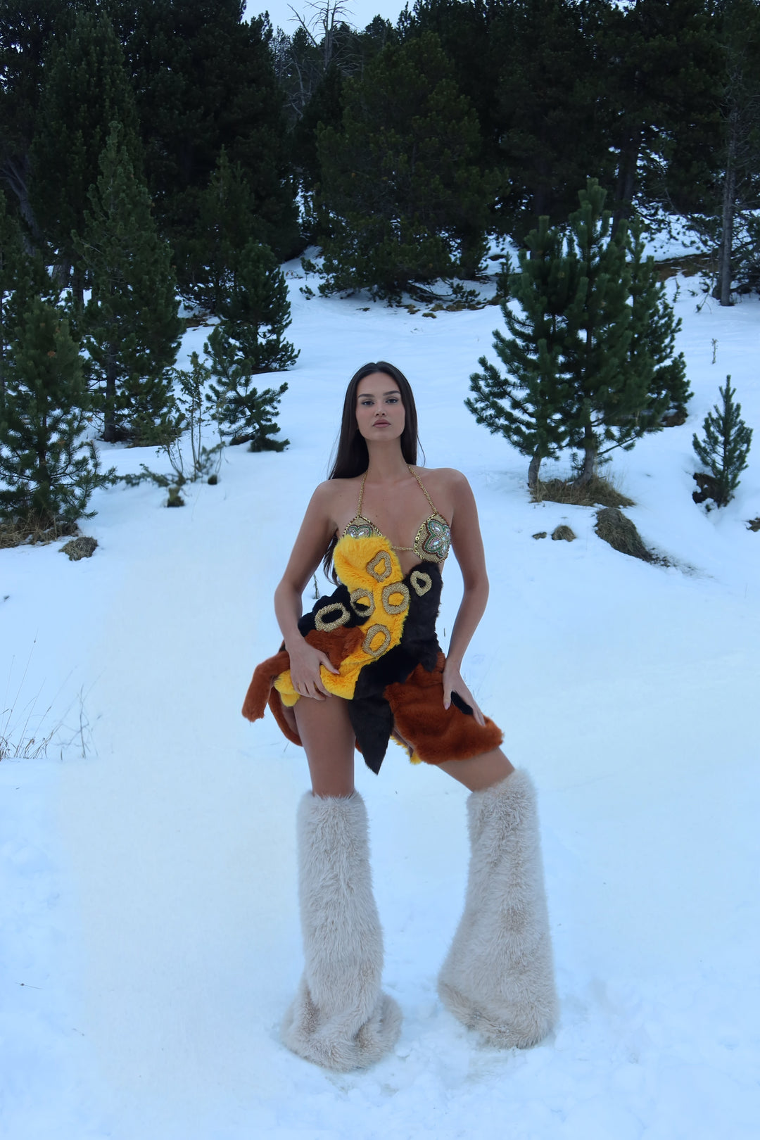 “Chromatic Ice” Dress