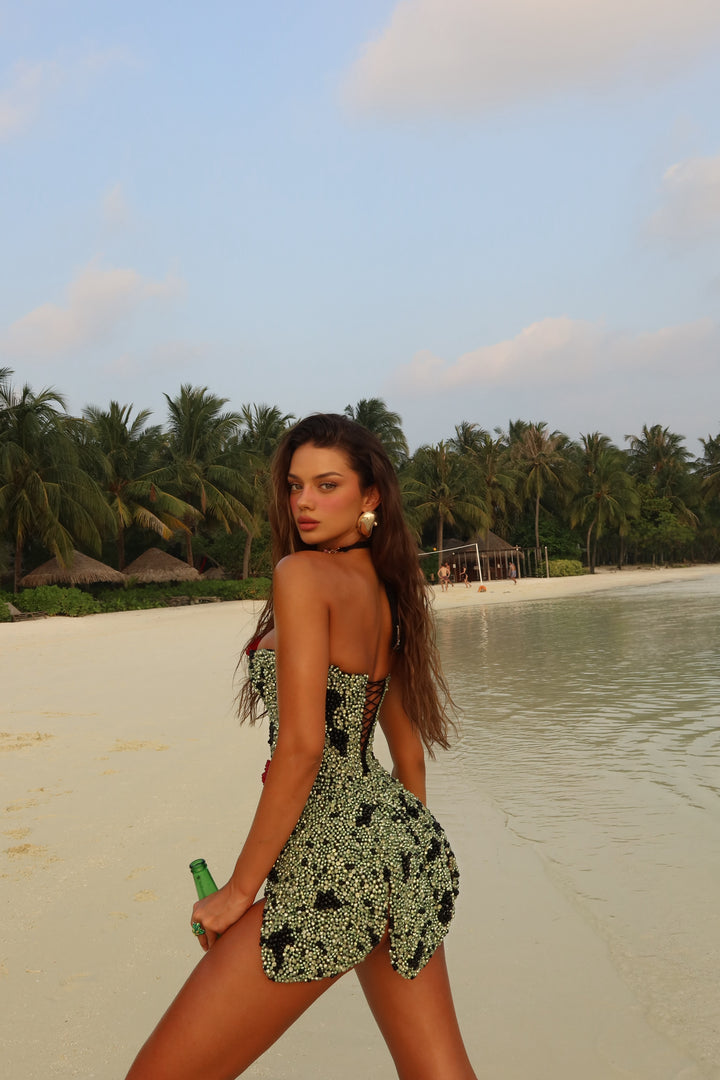 “Scarlet Garden” Dress