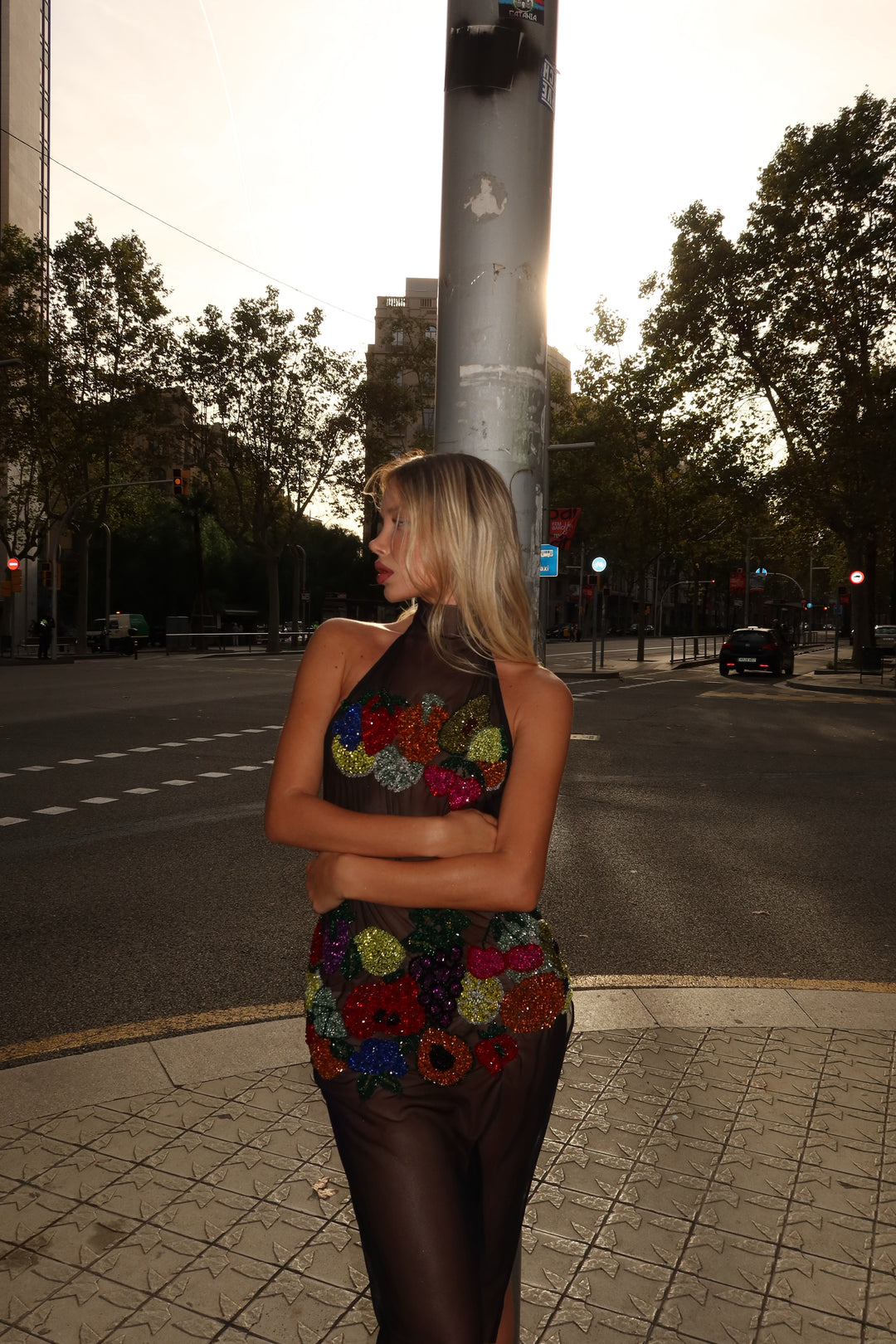 “Chromatic Fruits” Dress