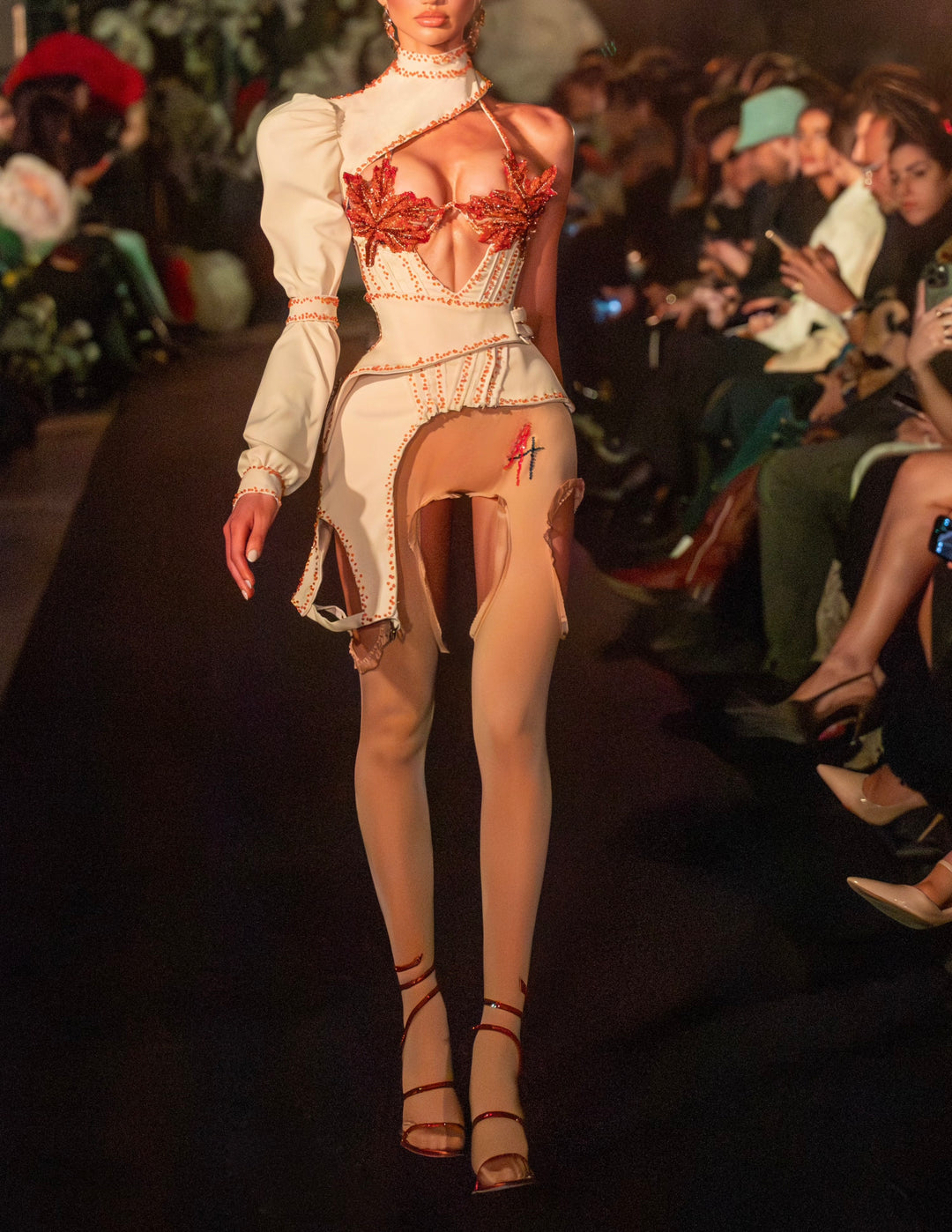 “Fallen Leaves” Corset