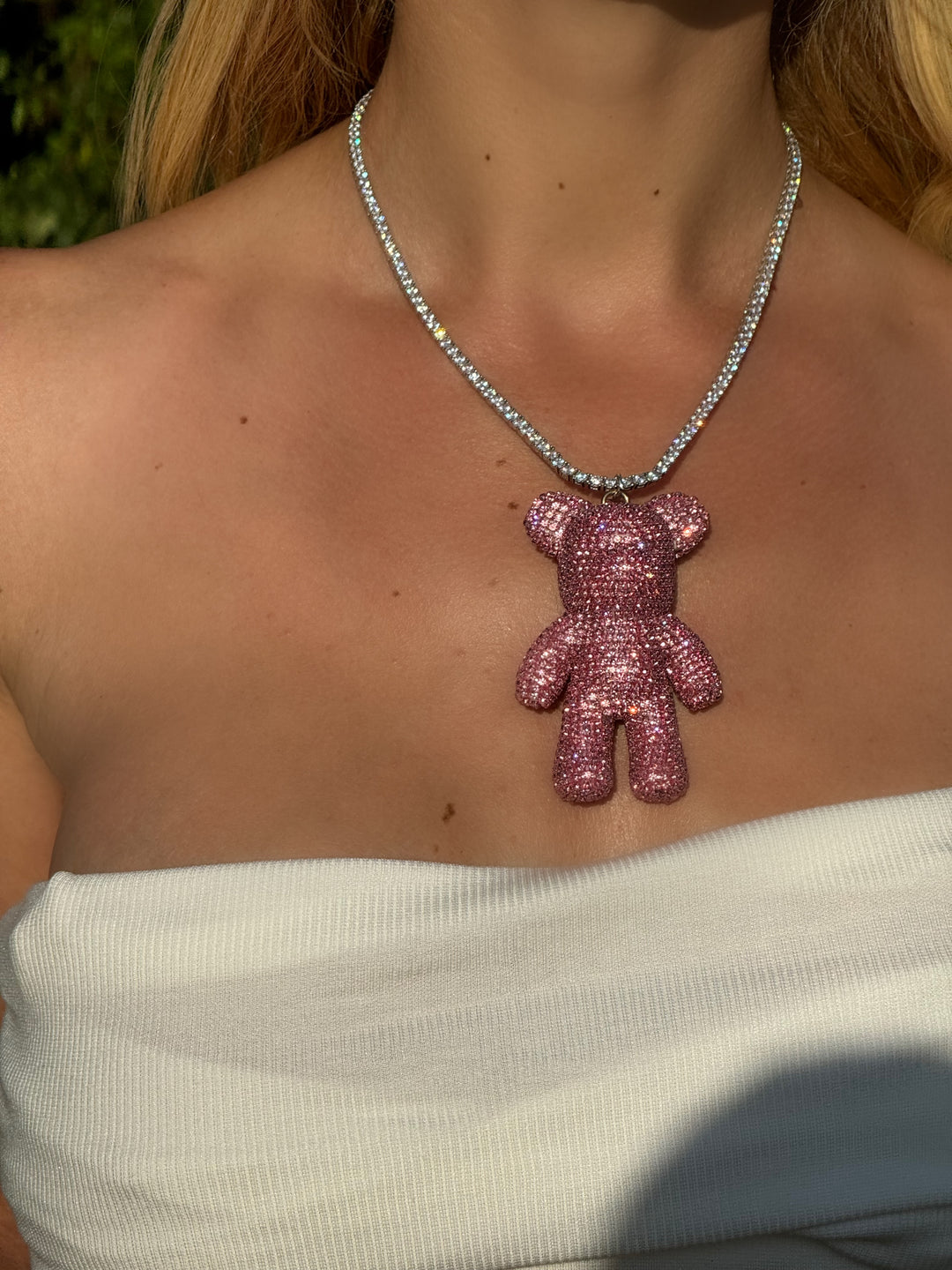 “Pink Bear” Necklace