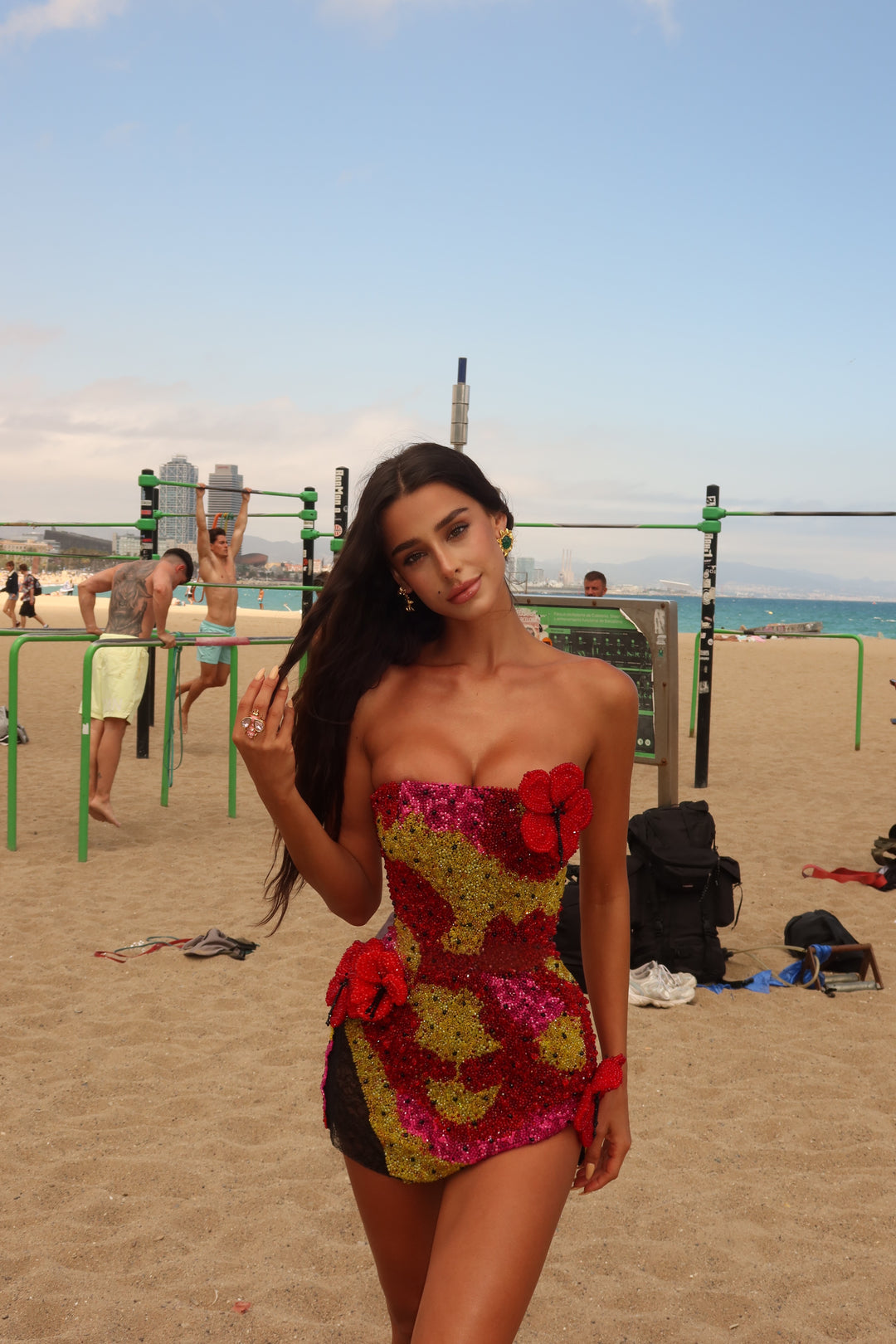 “Scarlet Garden” II Dress