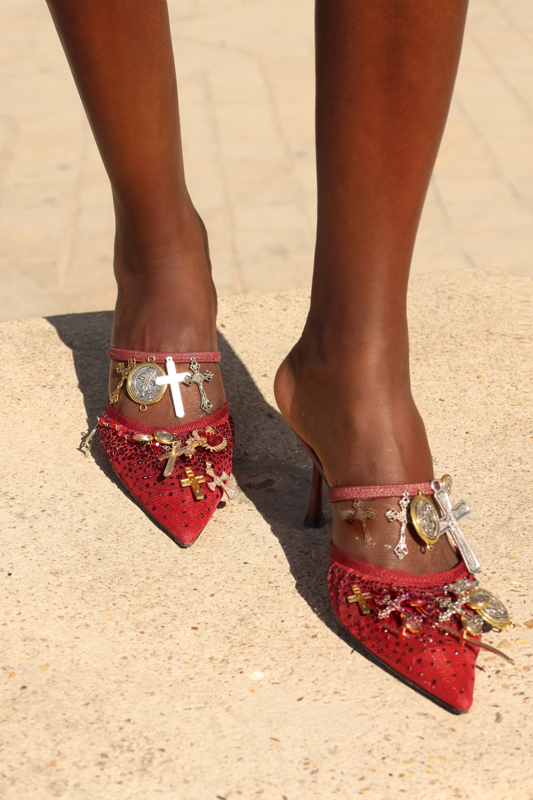 “Holy Rouge” High Heels