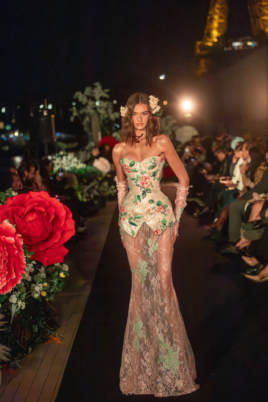 “Floral Sculpt” Corset