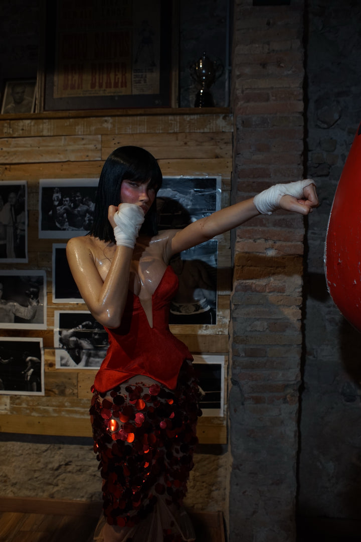 “Velvet Uppercut” Corset