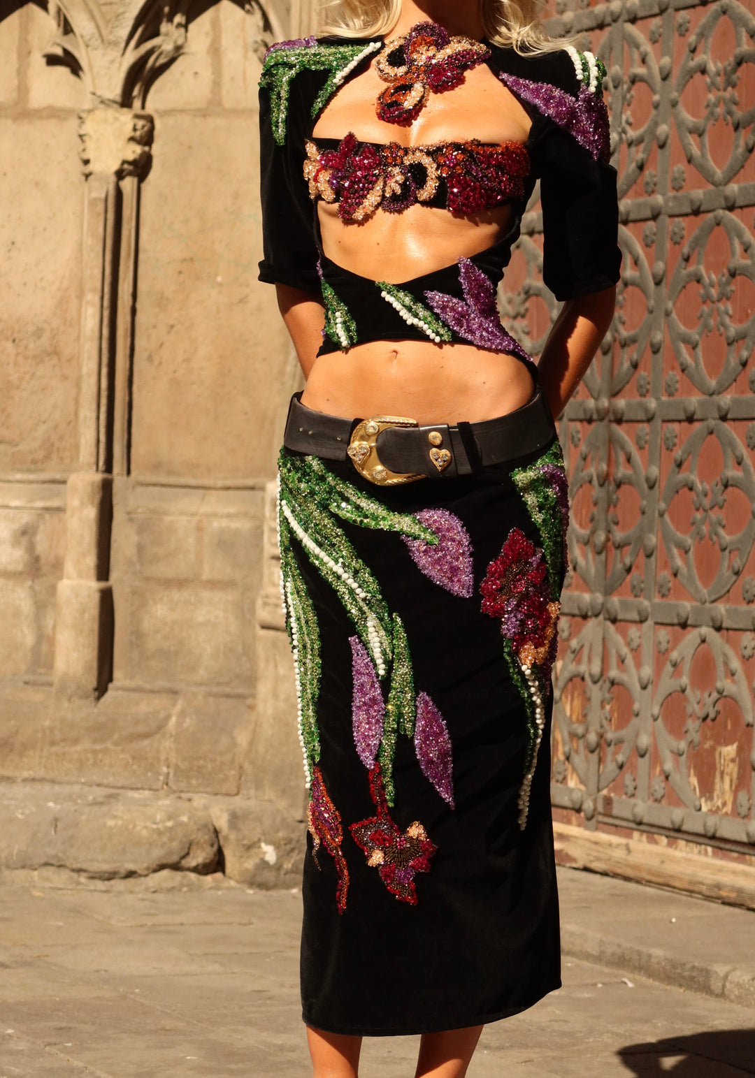 “Dark Bloom” Top