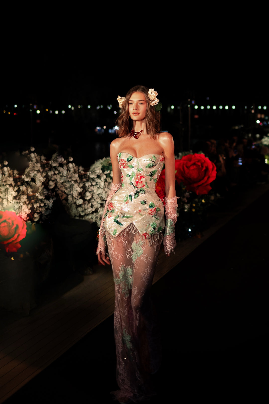“Floral Sculpt” Corset