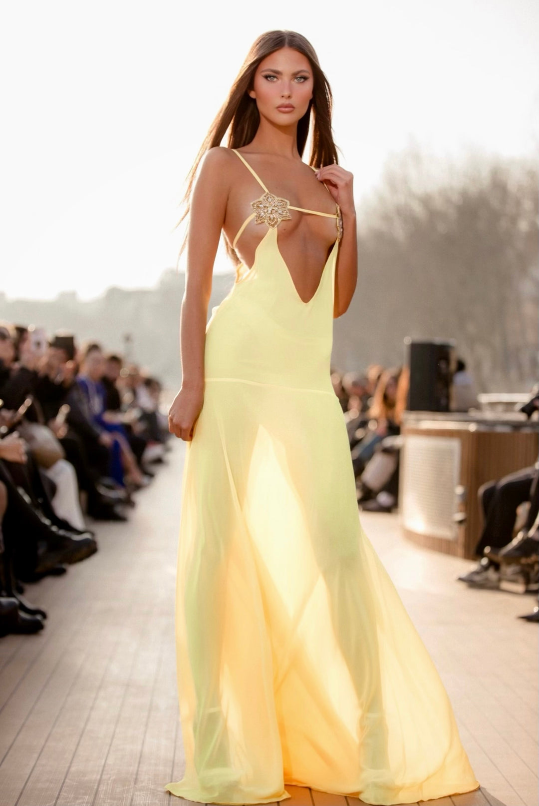 Sunflower Dress AURELA HOXHA Sunflower Dress AURELA HOXHA
