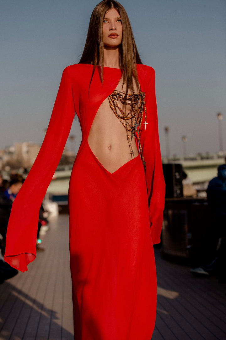 “Rozafa” Red Dress